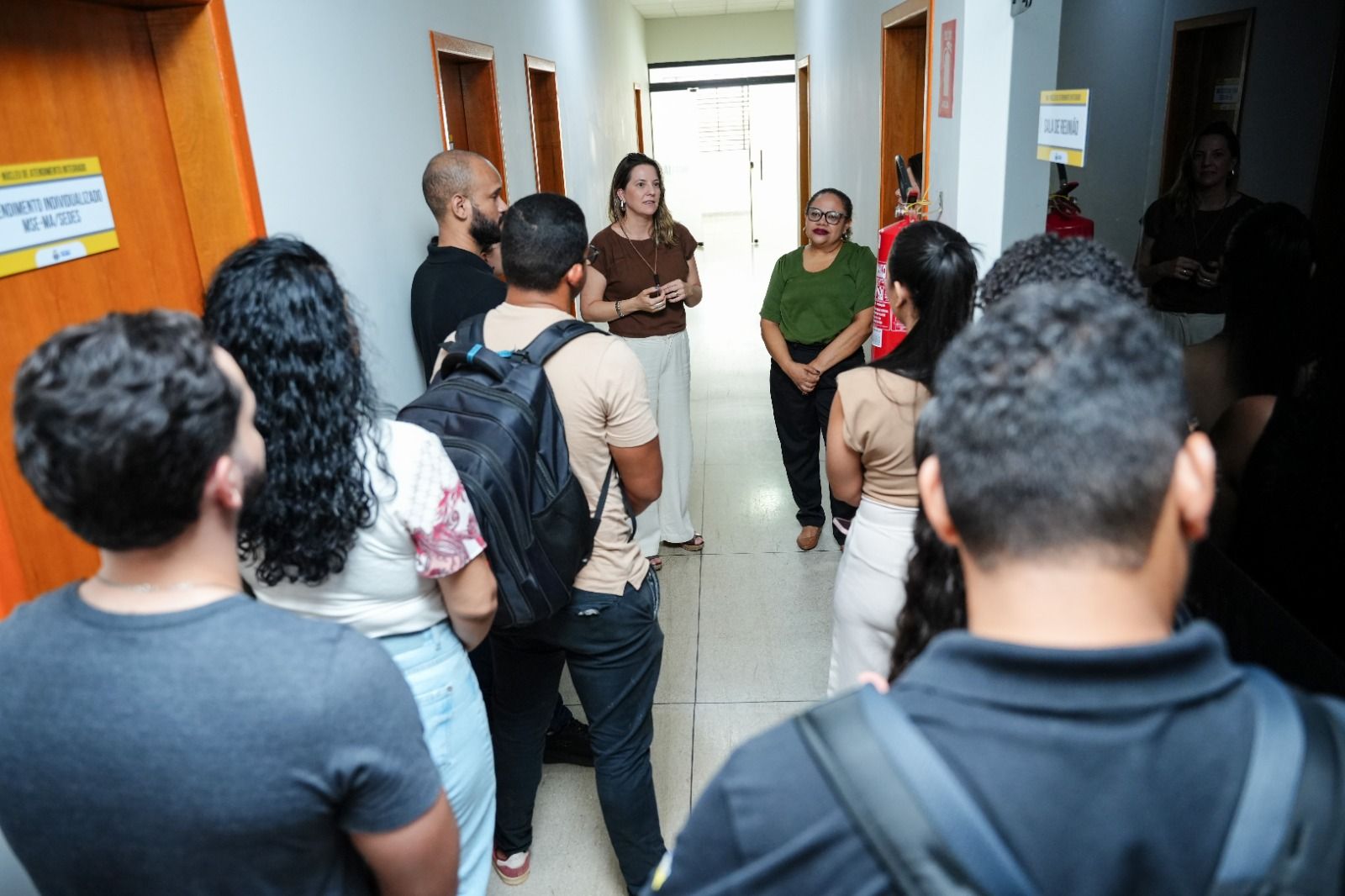 Na ação, os alunos puderam entender o funcionamento da DPE-TO no Nai