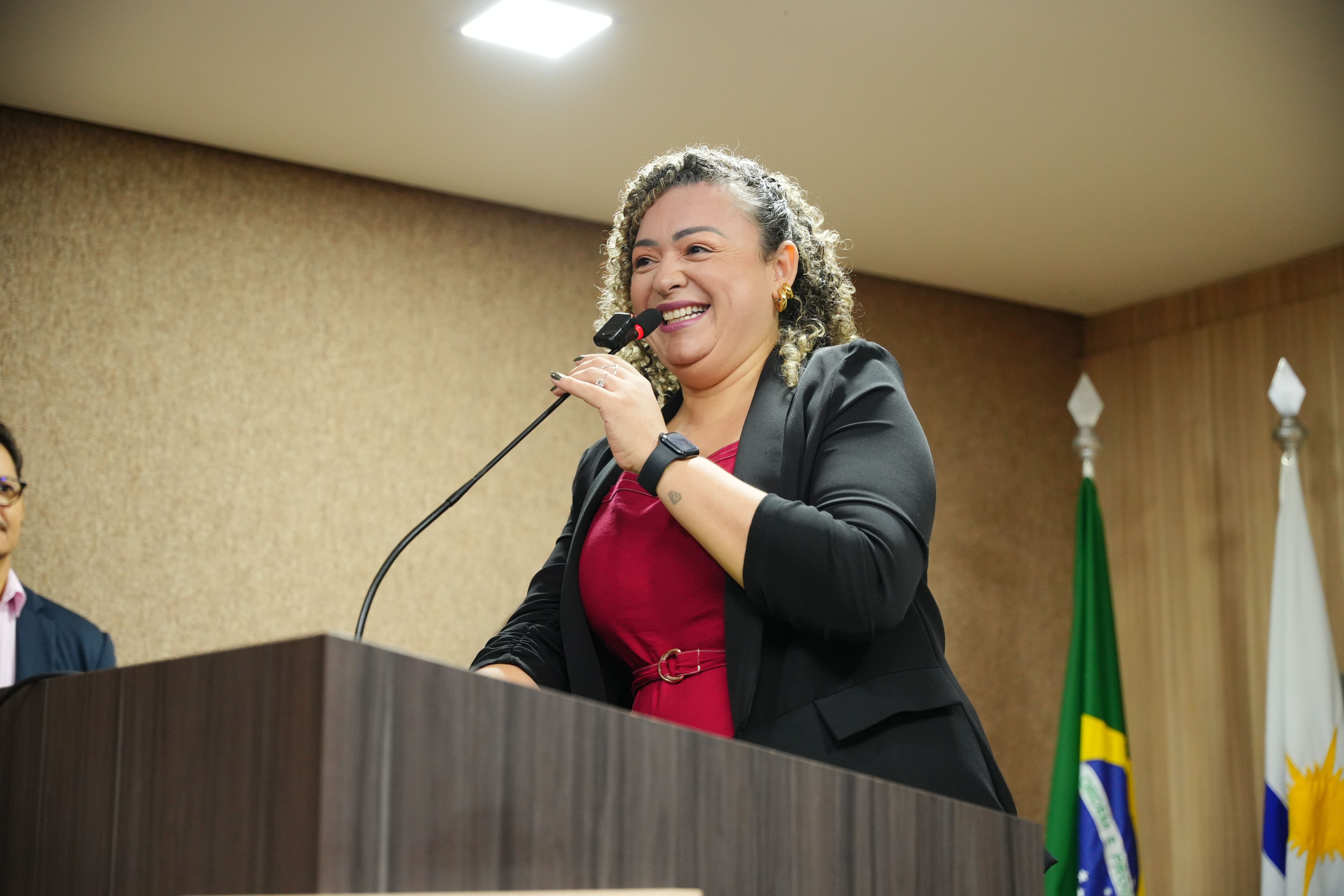 Participou do evento, a secretária Municipal da Mulher de Palmas, Chayla Félix