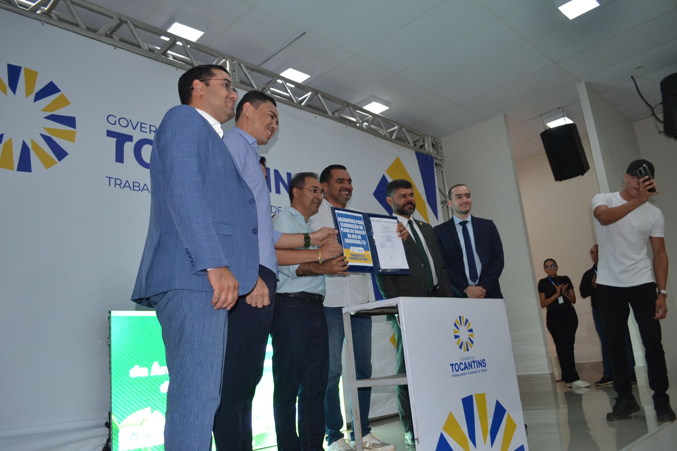 Assinatura de convênio para o Plano de Manejo da APA Nascentes de Araguaína