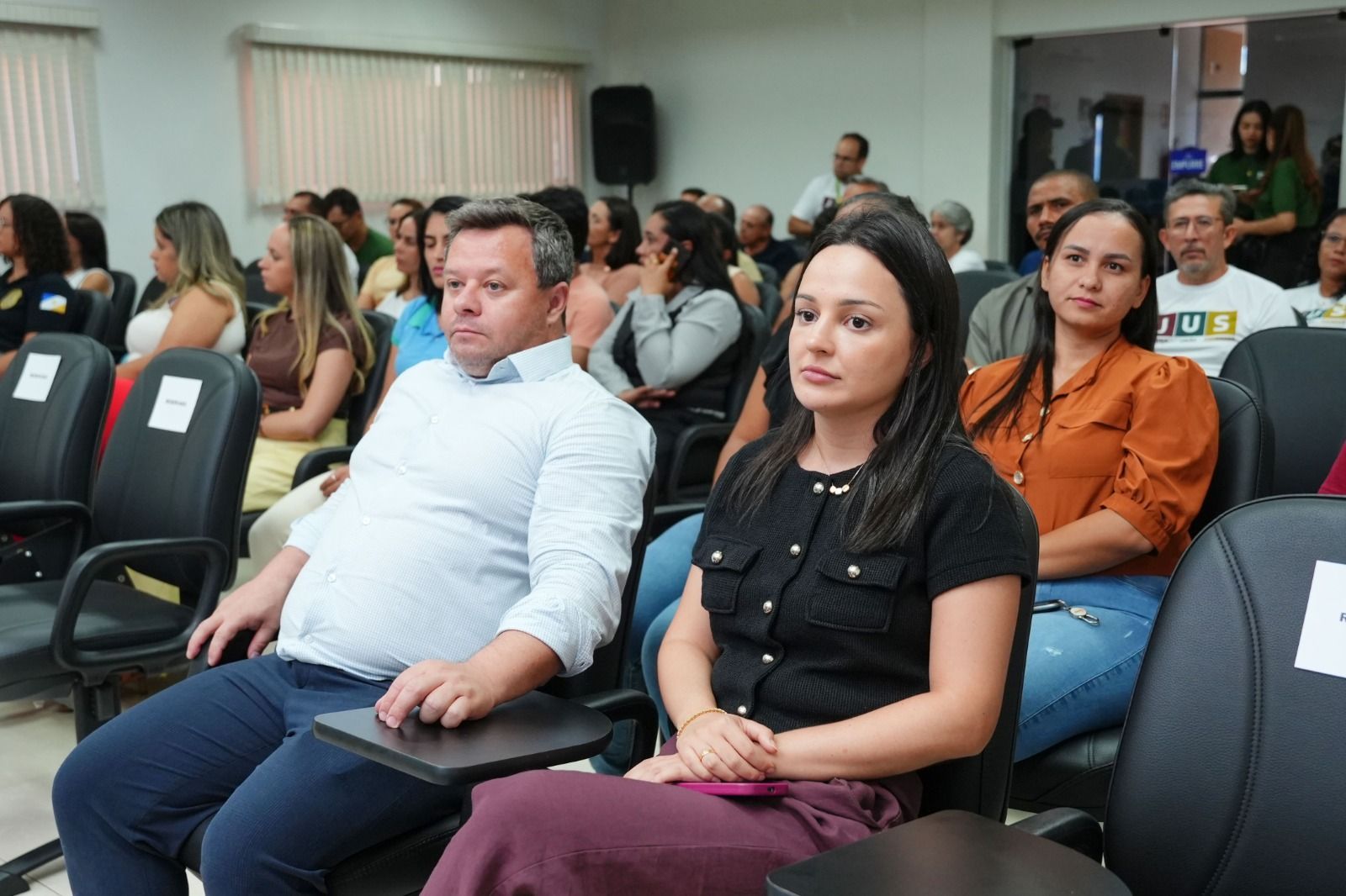 Danilo Frasseto e Luisa Lemos também prestigiaram solenidade de abertura