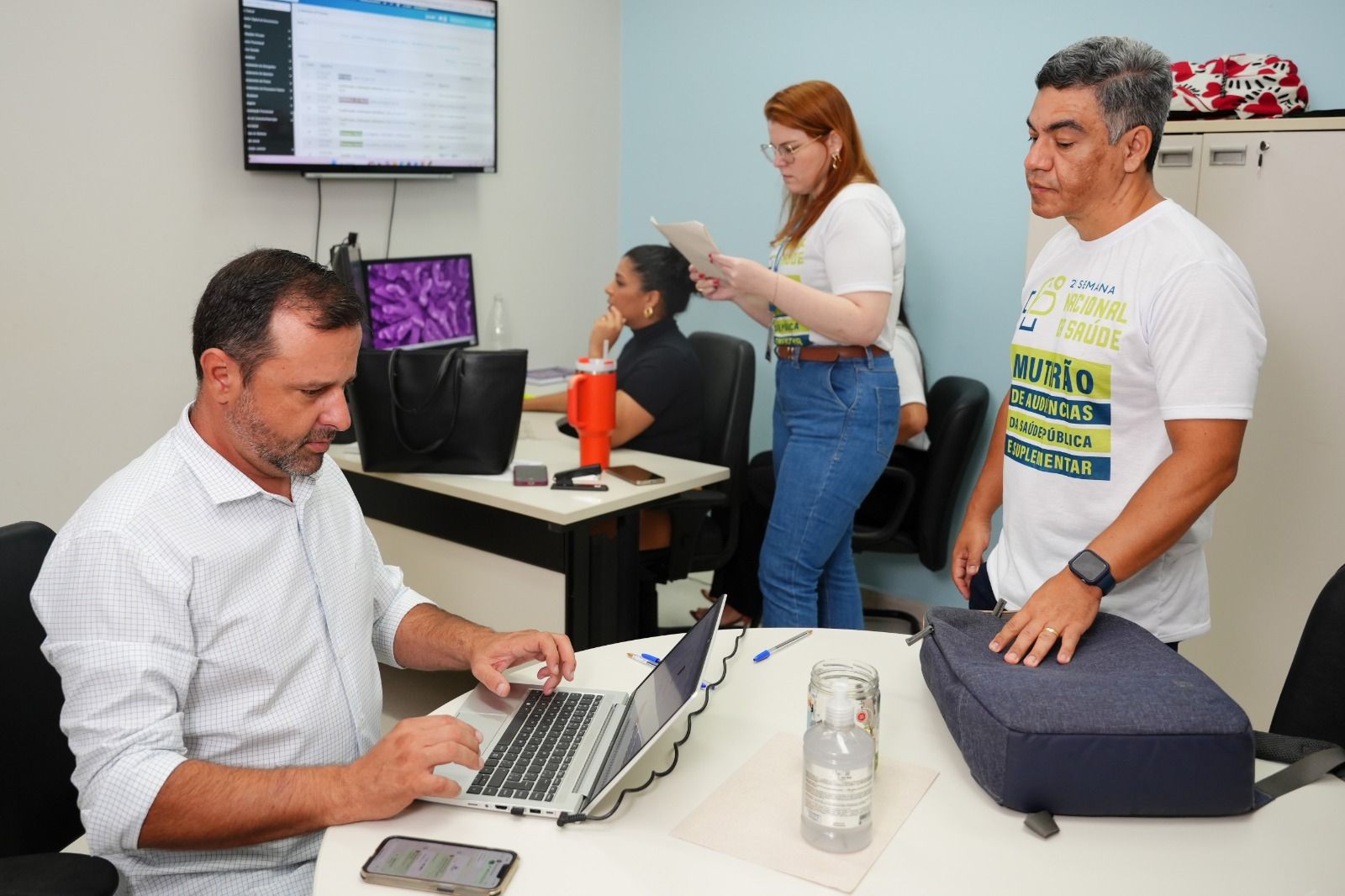 A ação ocorre no Fórum, com atuação do Núcleo Especializado de Defesa da Saúde (Nusa) da DPE-TO e da Central de Atendimento em Saúde (CAS) de Palmas