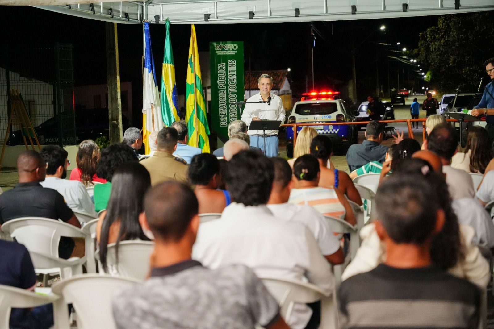 Solenidade reuniu defensores e servidores públicos, autoridades municipais e moradores do município.