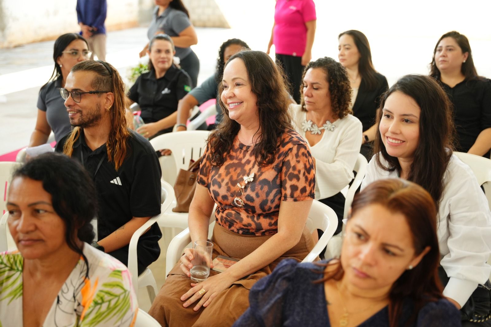 A titular da 25ª Defensoria Pública de Palmas. defensora pública Napociani Pereira Póvoa, esteve presente