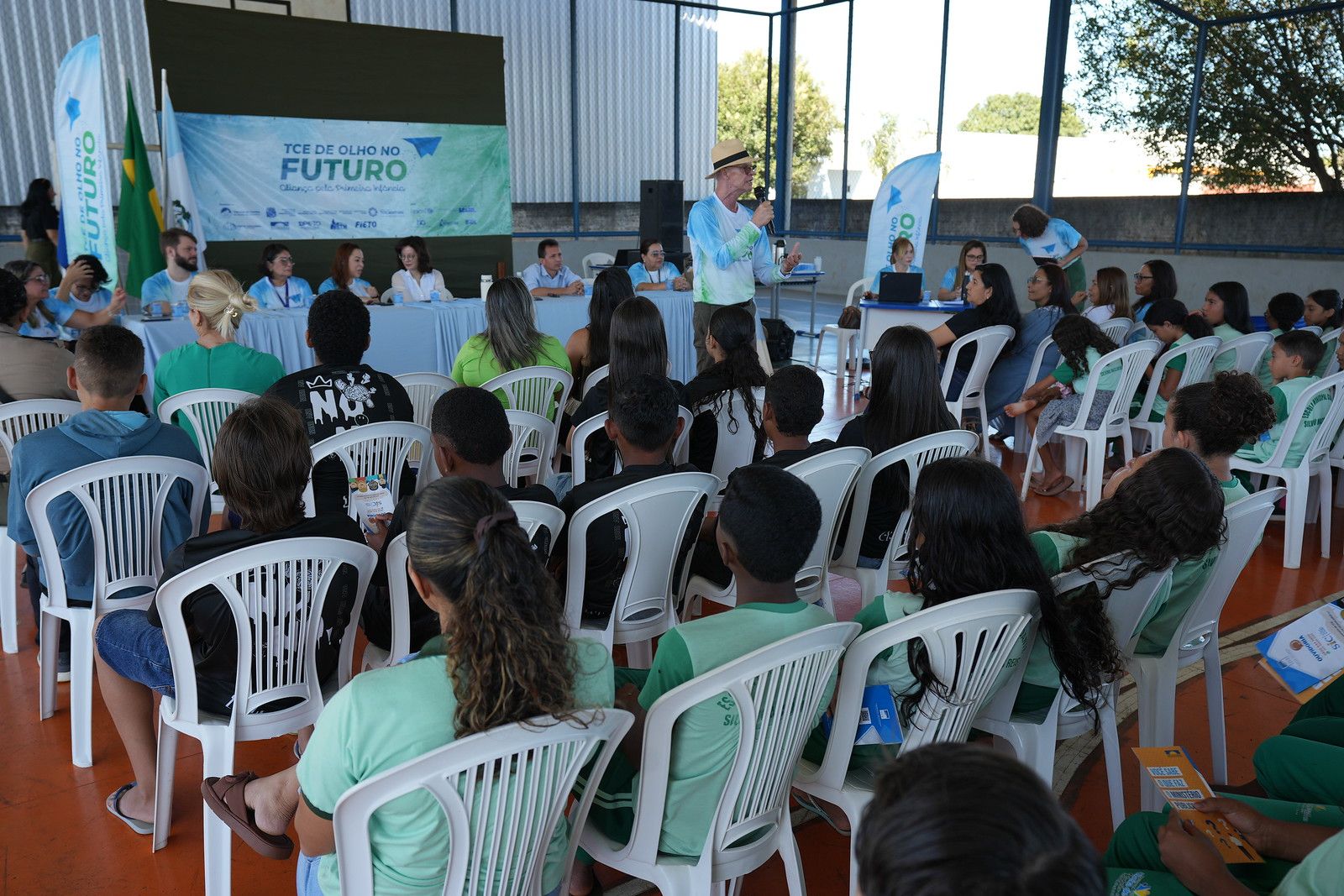 Presidente do TCETO, o conselheiro Alberto Sevilha, esteve presente e discursou no evento