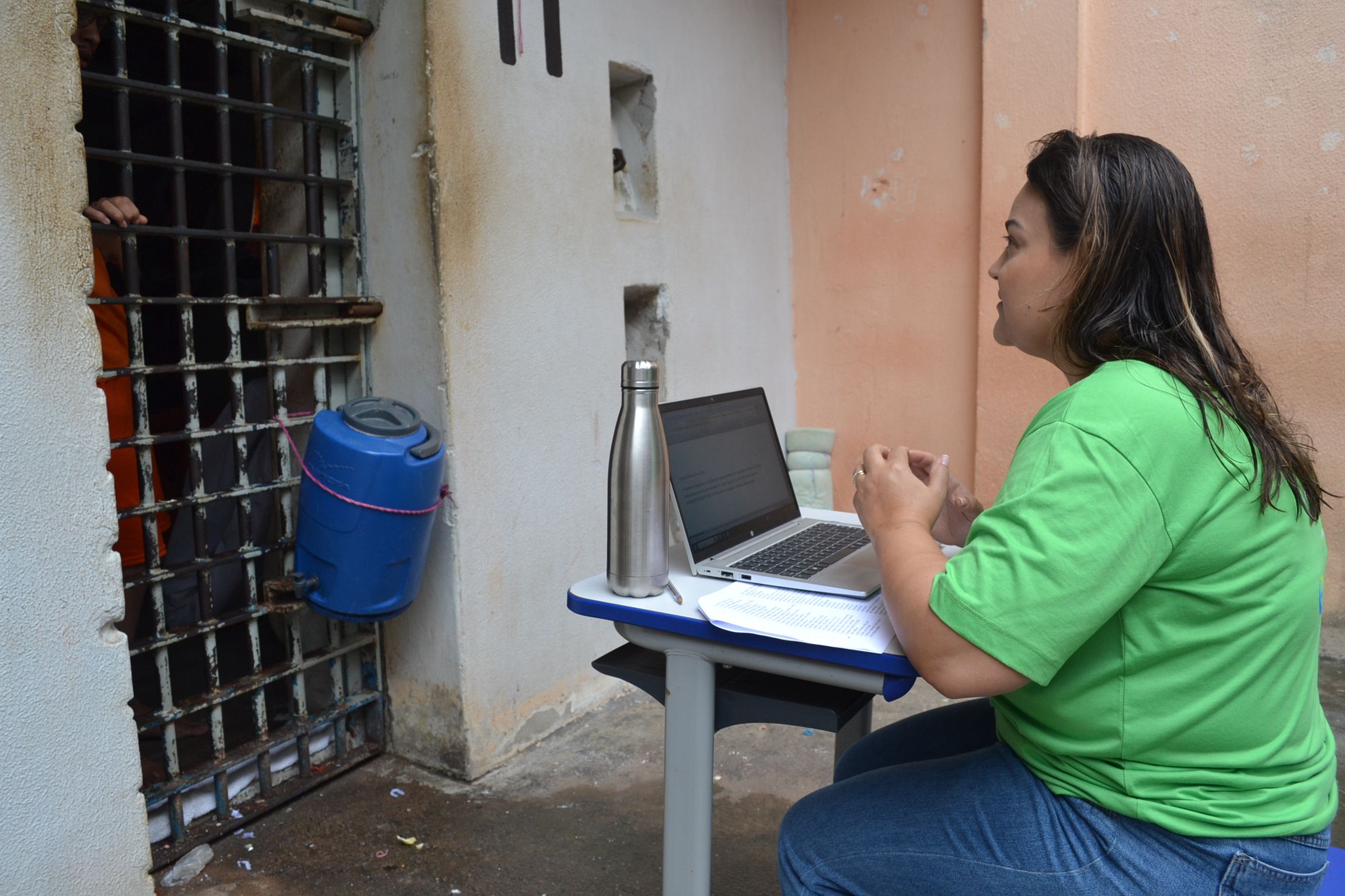 Defensora pública Pollyanna Águeda Procópio Oliveira também integra equipe de atendimento