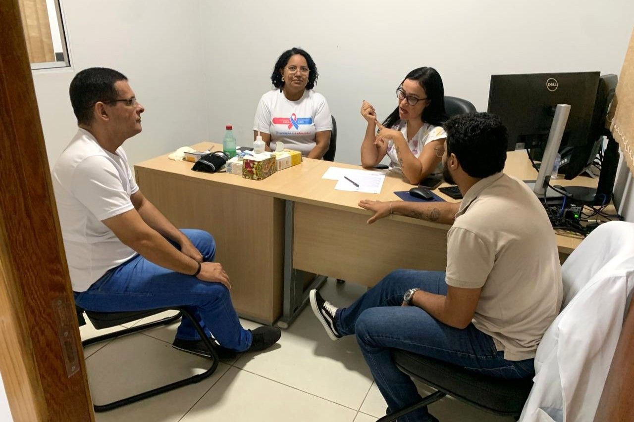 Atendimento da Secretaria de saúde, parceira dessa edição do projeto