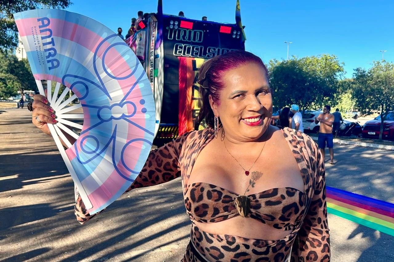 Mulher trans, ativista e professora, Rubra Araujo definiu a mobilização como um momento histórico de resistência e reivindicação por políticas públicas