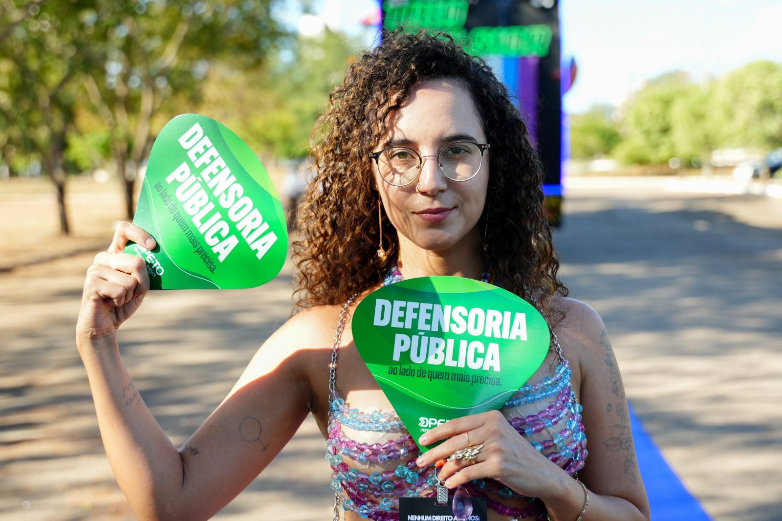 Para Carolina Freitas, a Parada representa um importante espaço de visibilidade e reconhecimento