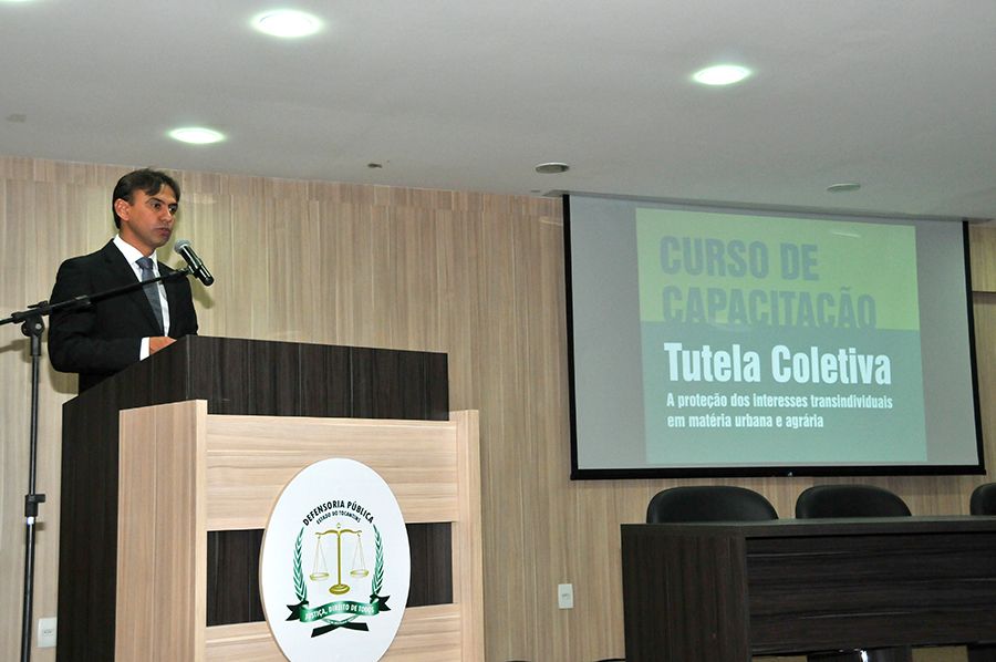 Prununciamento do defensor público geral, Marlon Amorim
