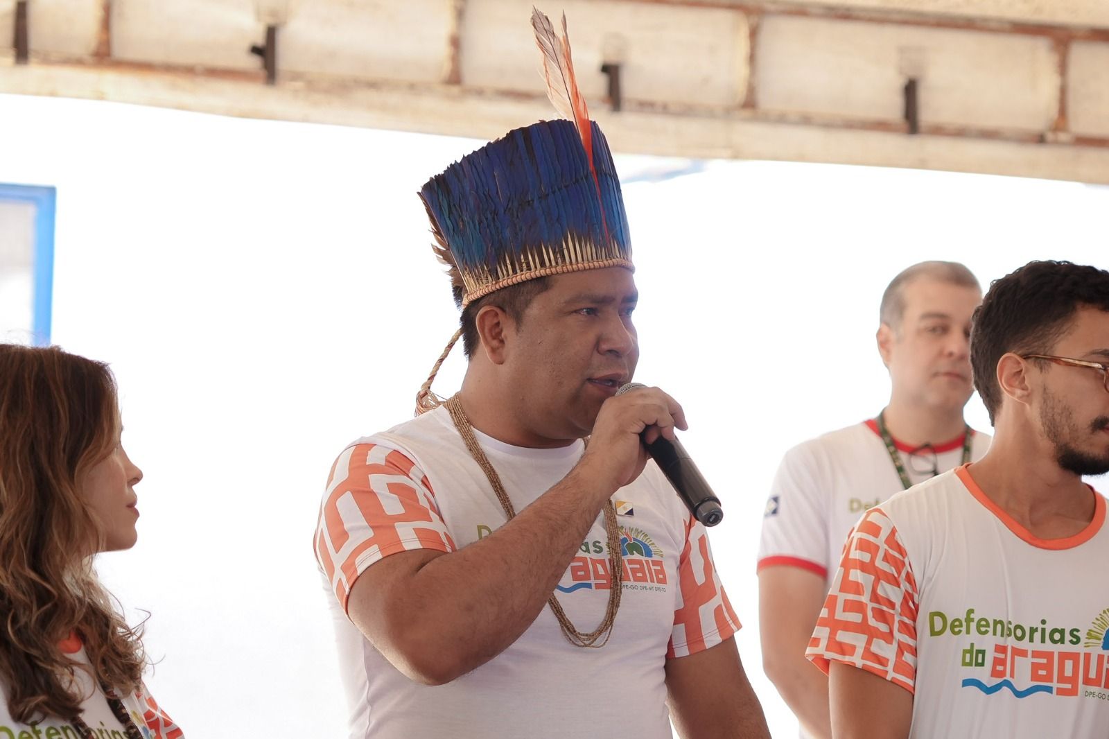 O secretário de Estado dos Povos Originários e Tradicionais, Ercivaldo Xerente