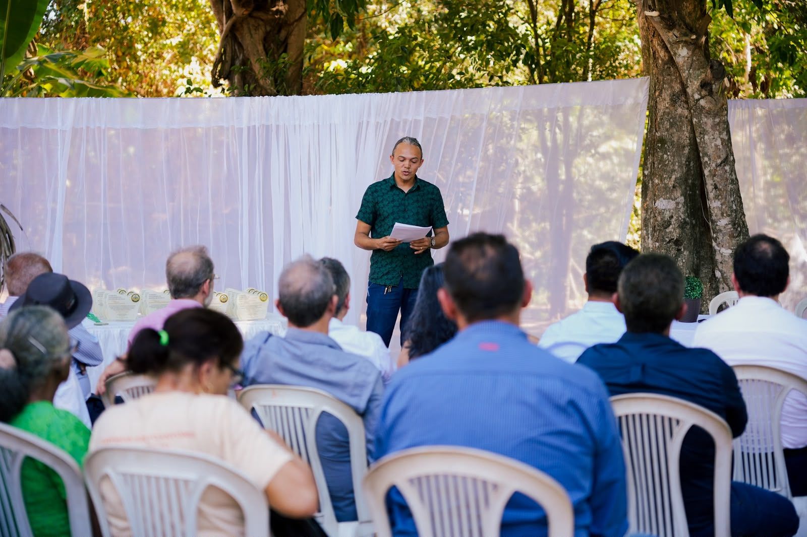Francisco Aldejane falou o que representa a chegada da energia elétrica na comunidade