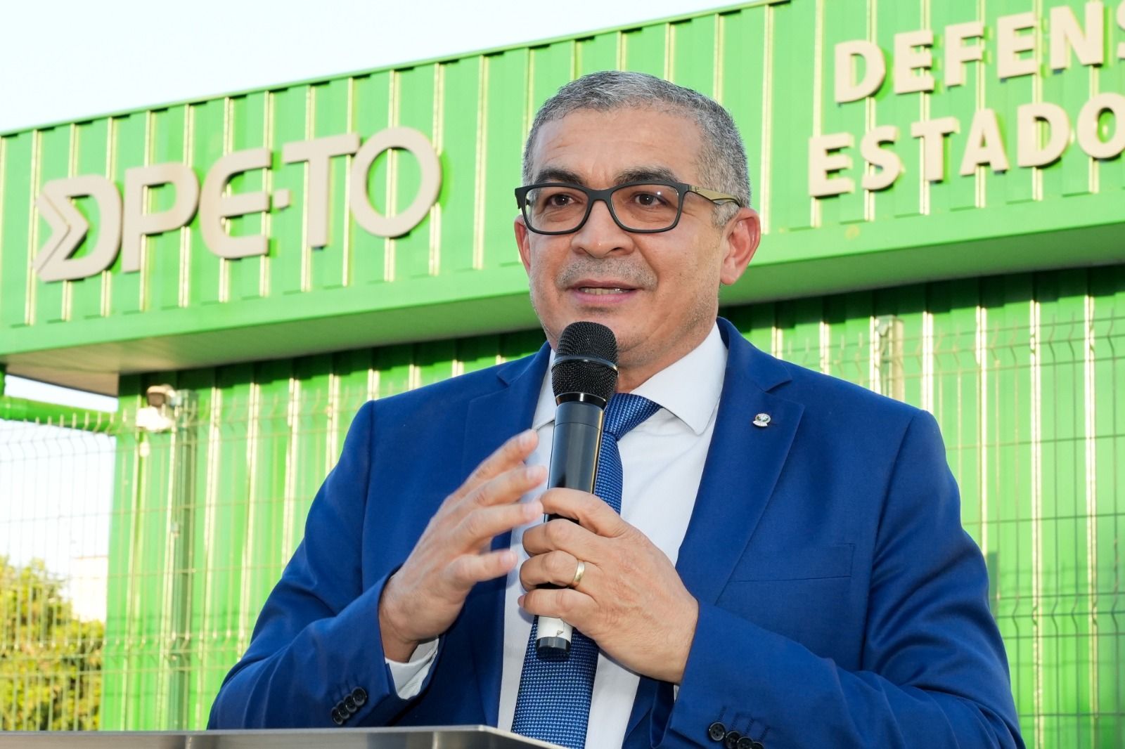 O corregedor-geral da Defensoria Pública, Neuton Jardim, na solenidade