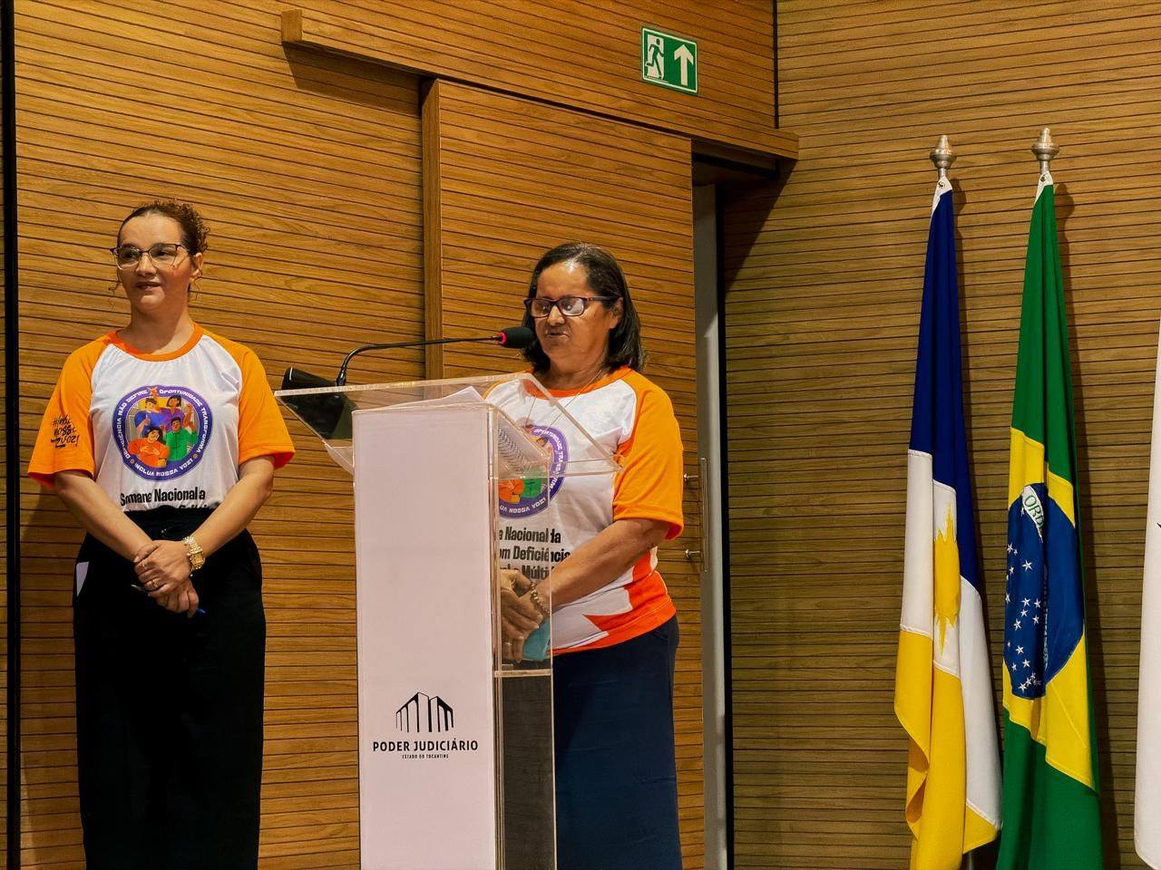 Vilma Maria reforçou a importância da Semana, mostrando que as pessoas com deficiência podem e devem estar inclusas em todos os espaços da sociedade
