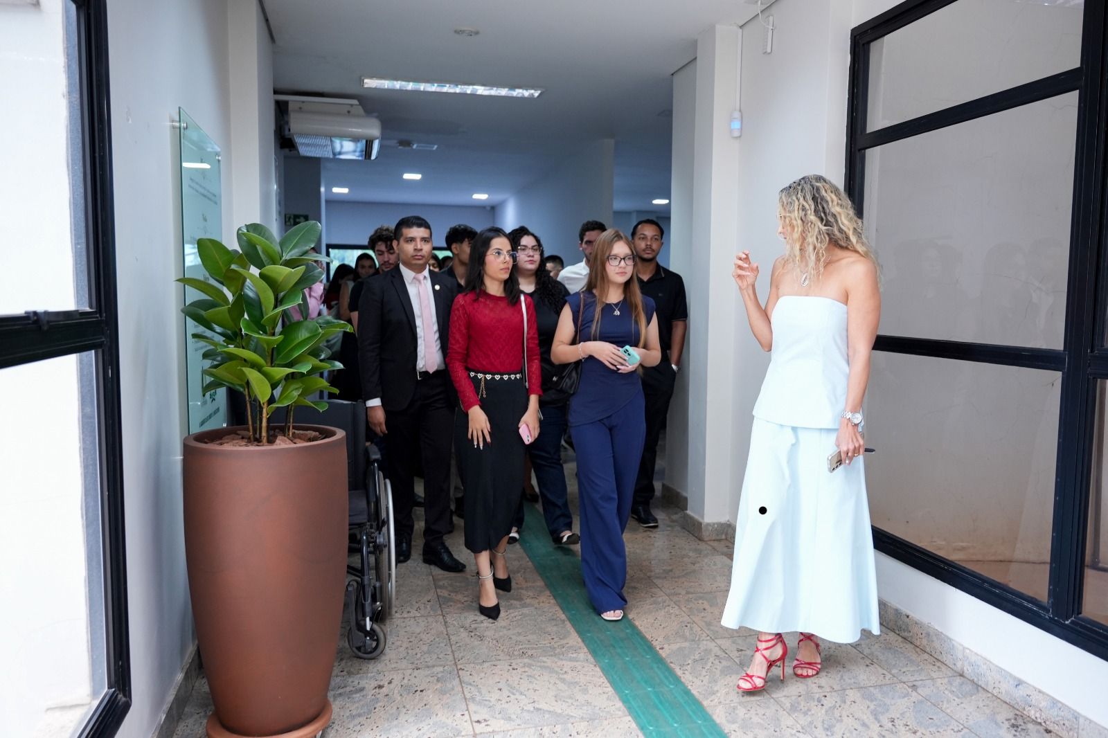 Na oportunidade, os alunos também puderam conhecer as dependências da Instiuição