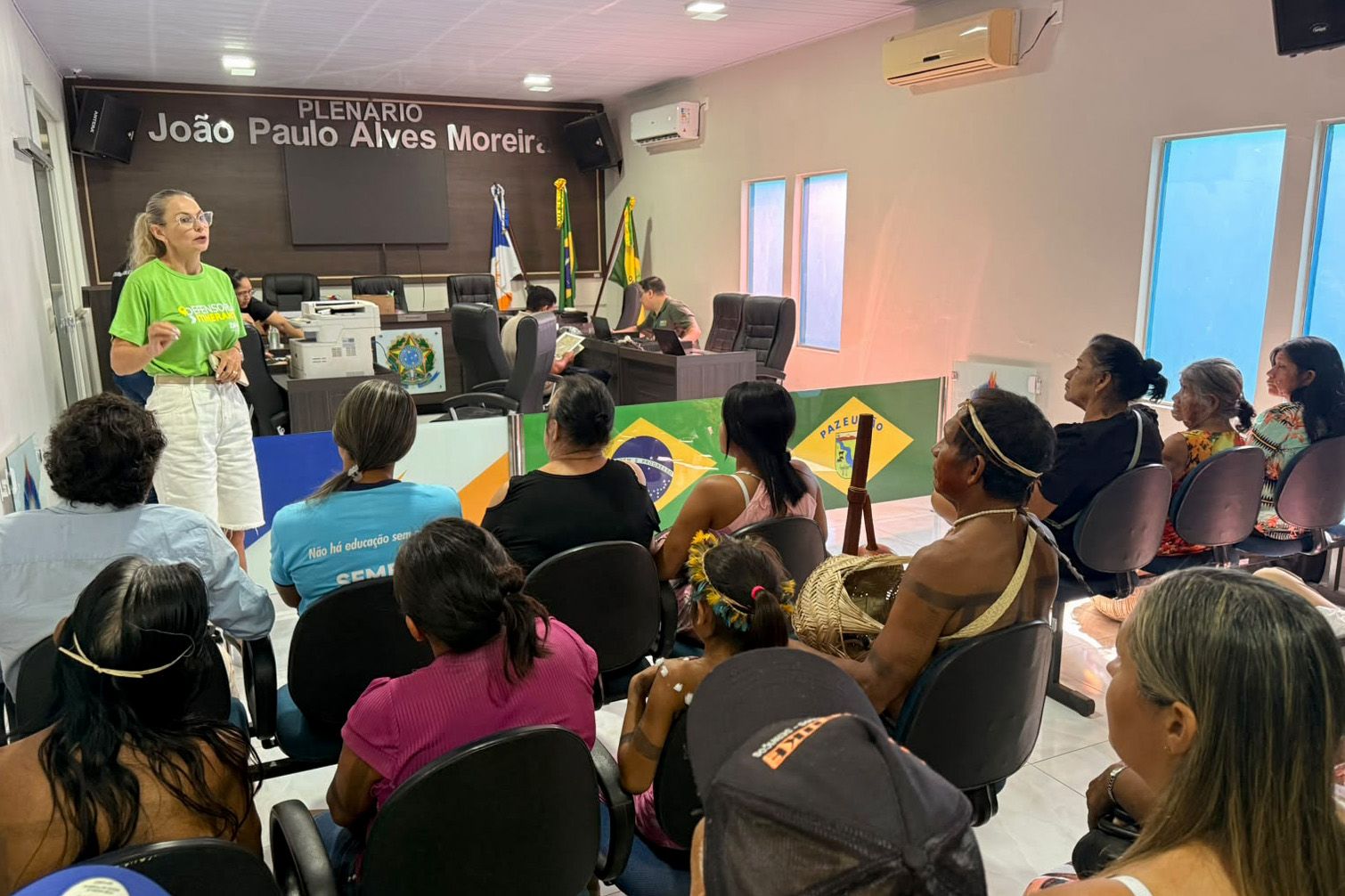 A ação, por meio do programa Defensoria Itinerante, foi realizada na Câmara Municipal de Vereadores