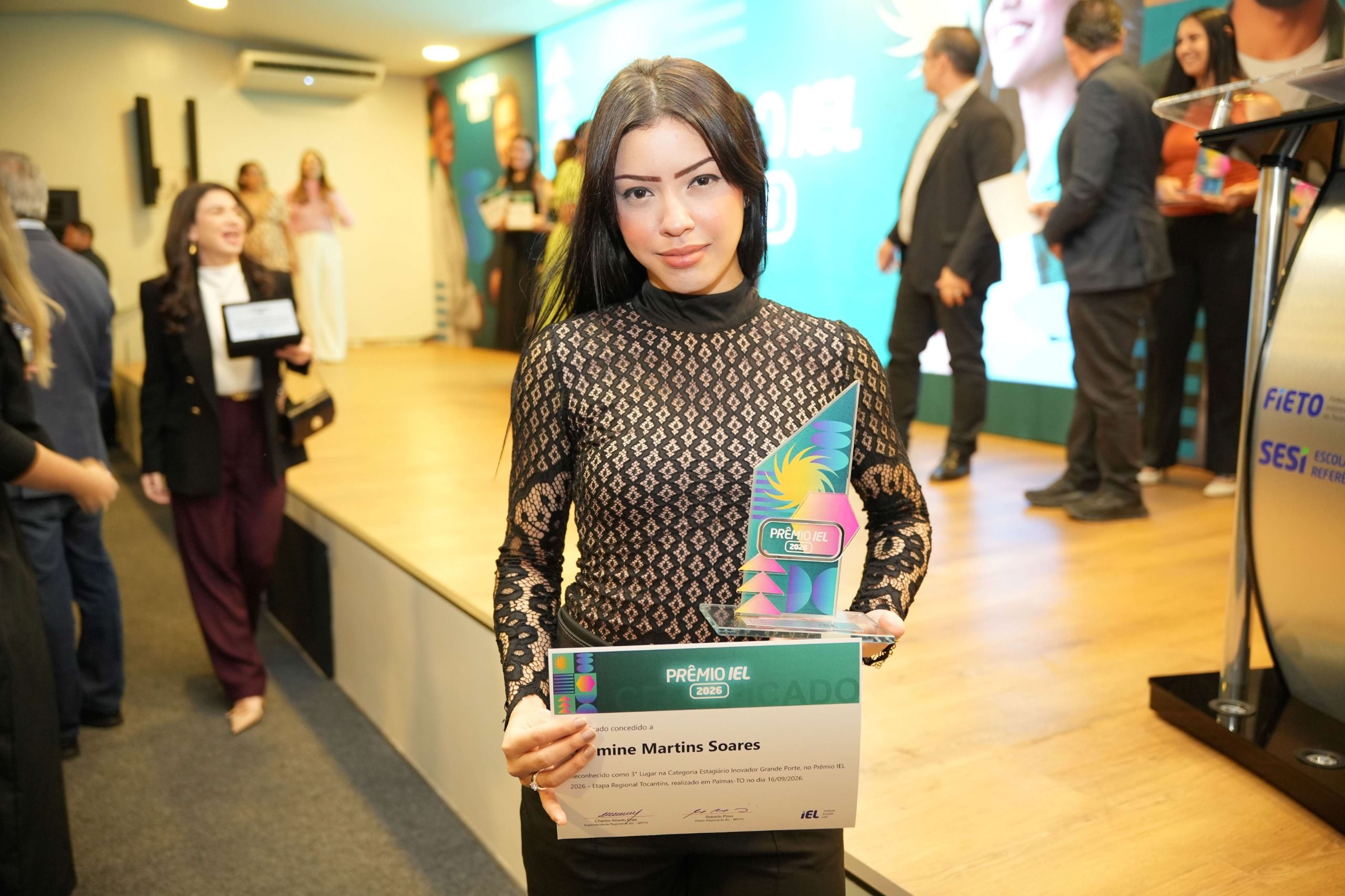 Premiada, a estagiária Jasmine Martins Soares compartilhou o sentimento e a experiência de estagiar na Defensoria Pública