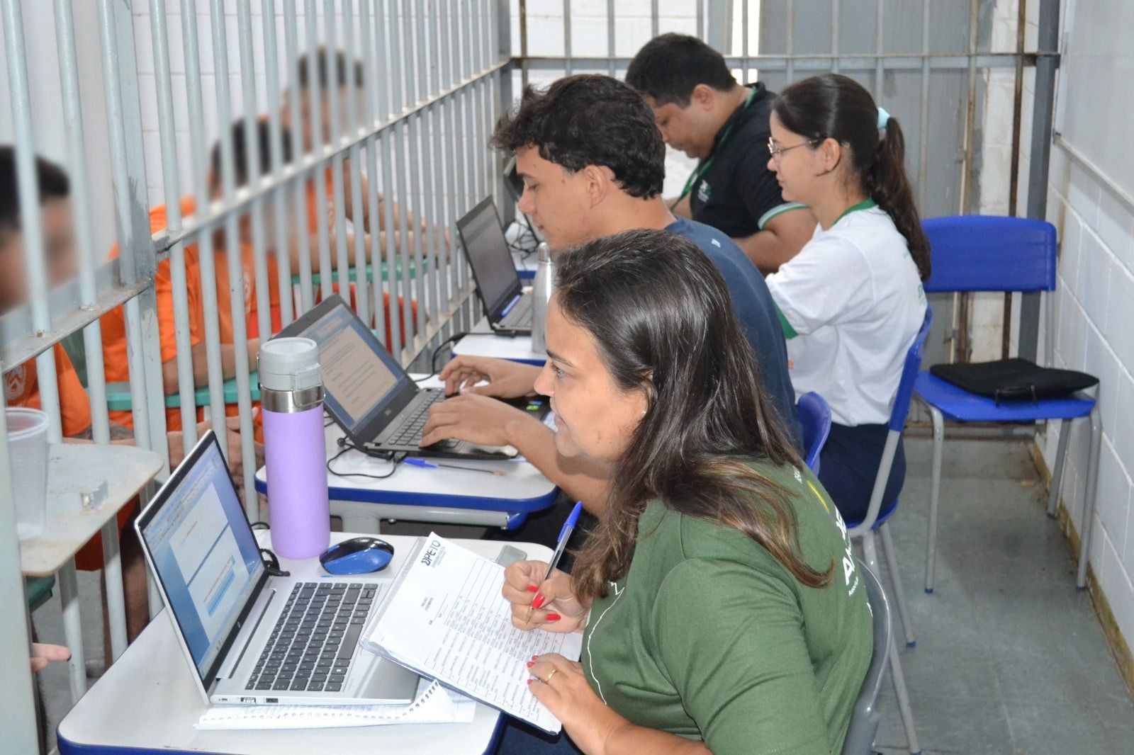 As pessoas privadas de liberdade recebem atendimento itinerante de qualidade e de forma gratuita