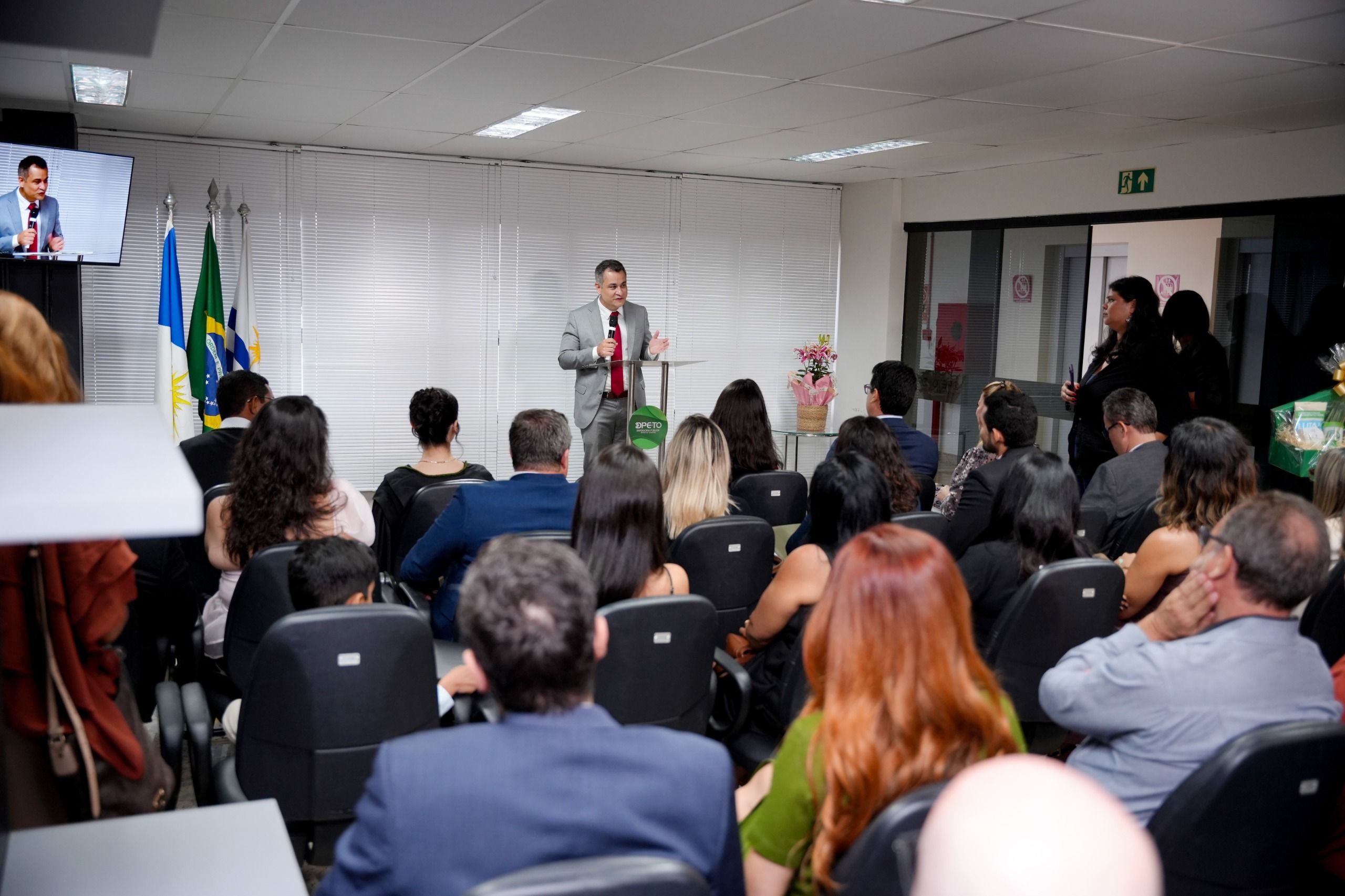Solenidade realizada na Sala de Reuniões do Conselho Superior da DPE-TO em Palmas