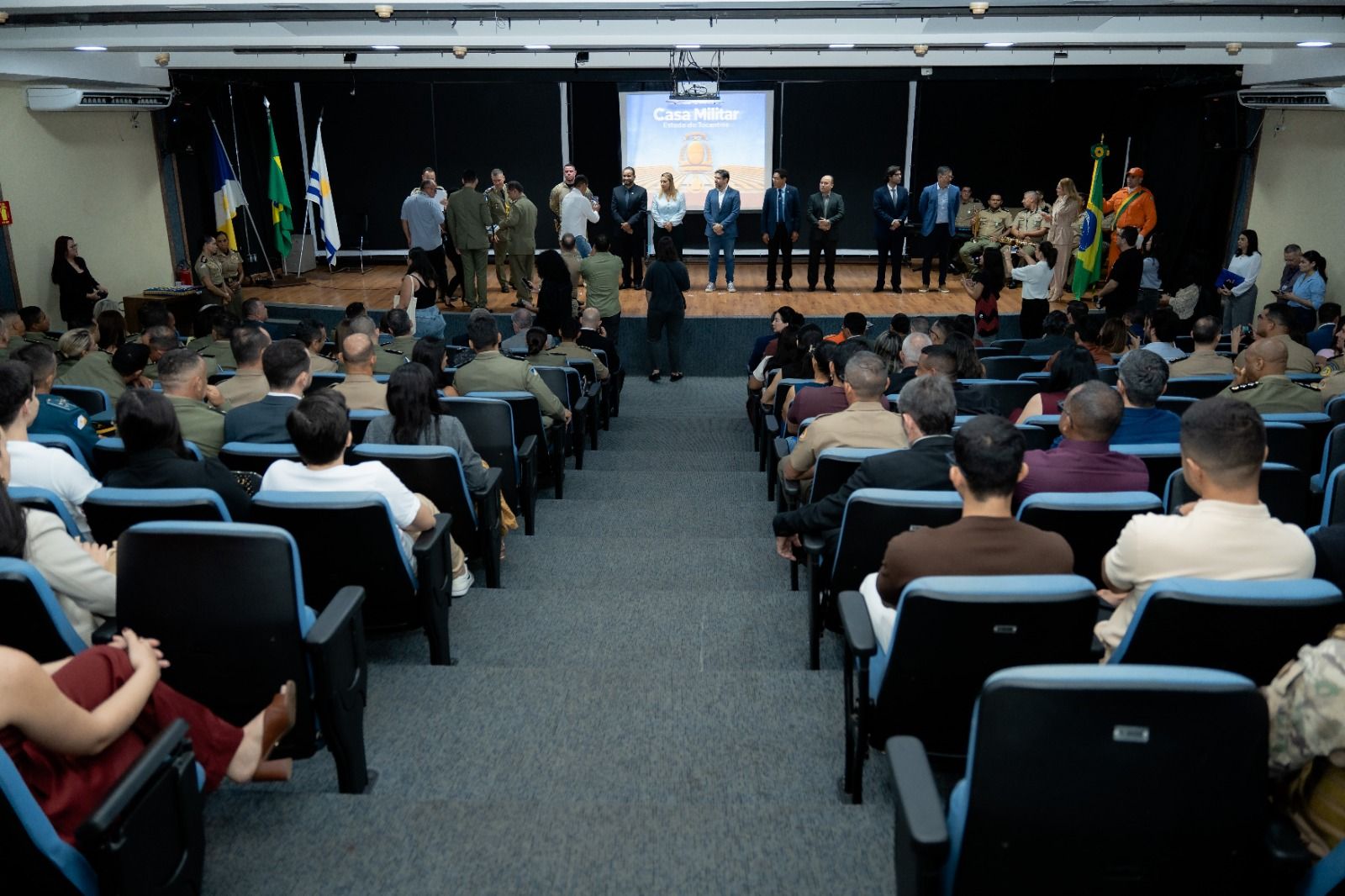 A cerimônia realizada no auditório do Palácio Araguaia Governador José Wilson Siqueira Campos, em Palmas