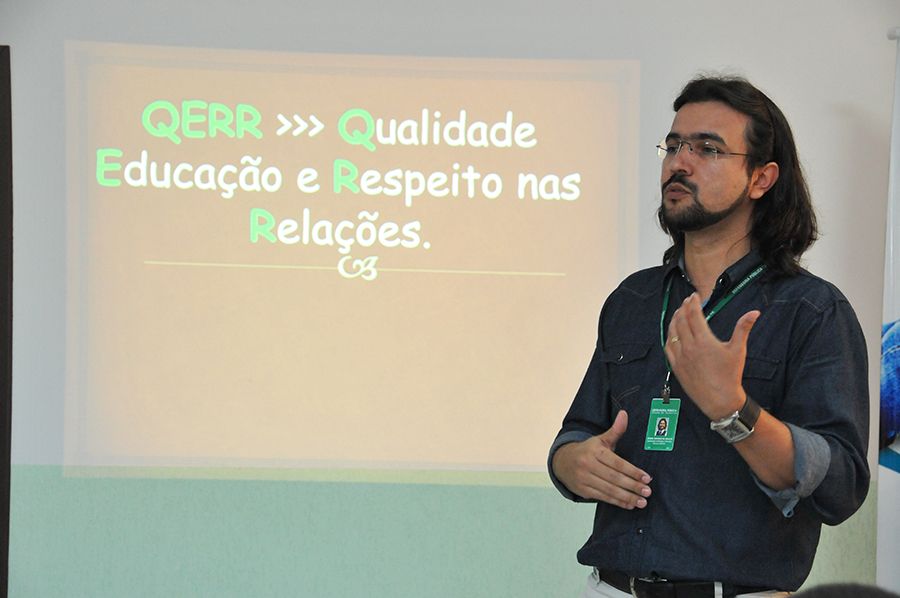 Rodrigo Araújo durante a capacitação