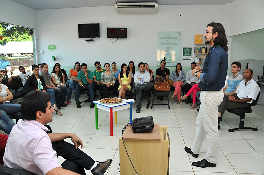 Rodrigo Araújo durante a capacitação