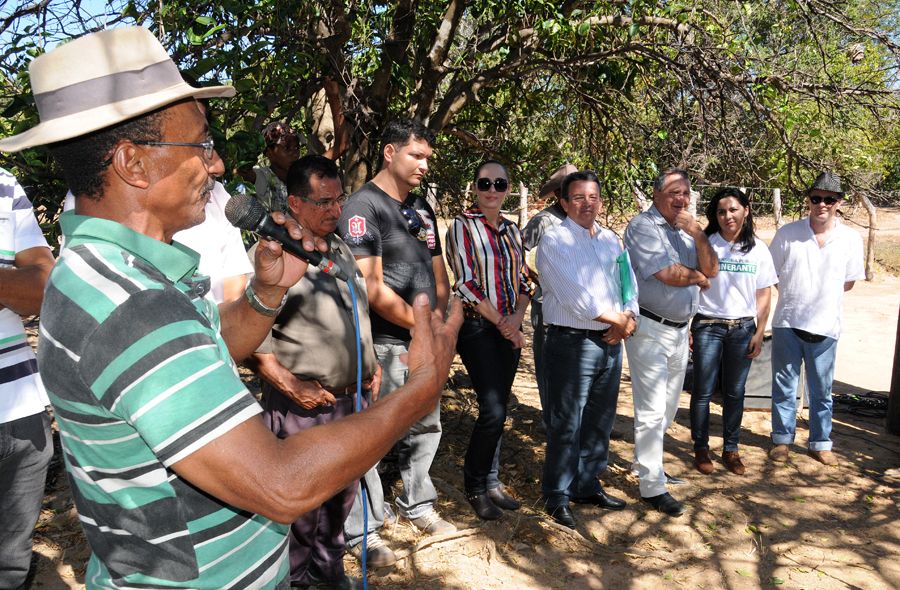 Presidente da Associação dos Kalunga do Mimoso, Emílio Rosa