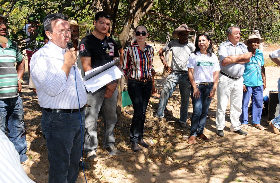 Pronunciamento do superintendente do Incra, Ruberval Gomes da Silva