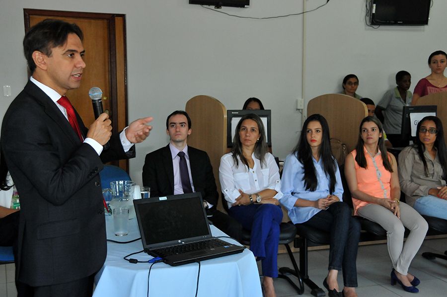 Pronunciamento do defensor público geral, Marlon Amorim, durante o Alinhamento Estratégico
